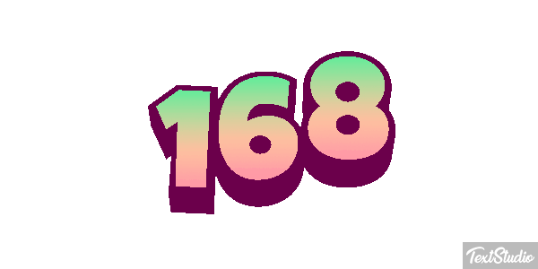 168 Text effect