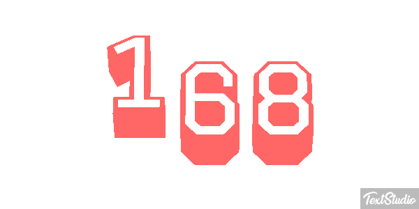 168 Text effect