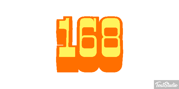168 Text effect