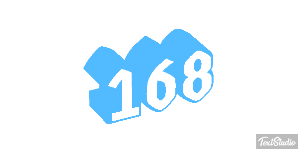 168 Text effect