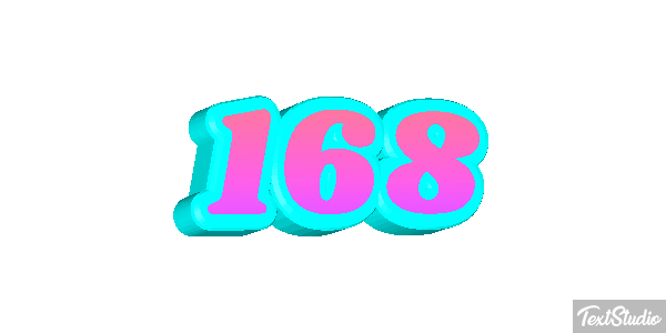 168 Text effect
