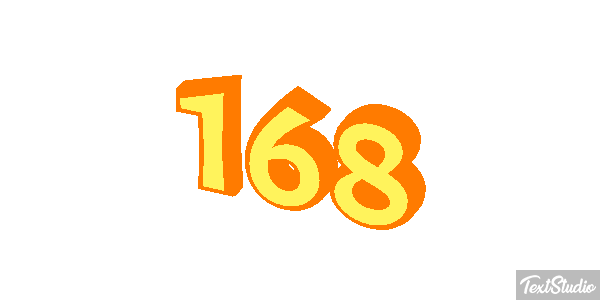 168 Text effect