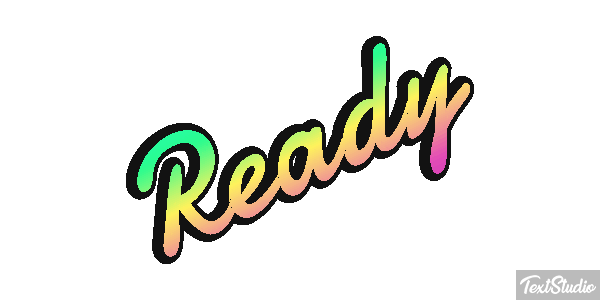 Ready Efecto de texto