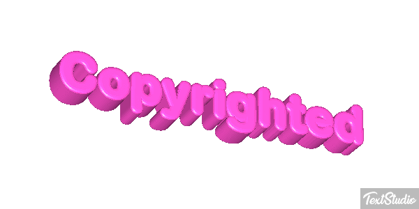 Copyrighted Metin efekti