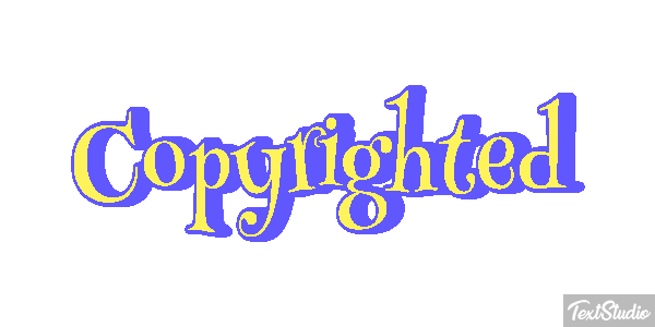 Copyrighted Metin efekti