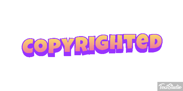 Copyrighted Metin efekti