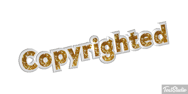 Copyrighted Metin efekti