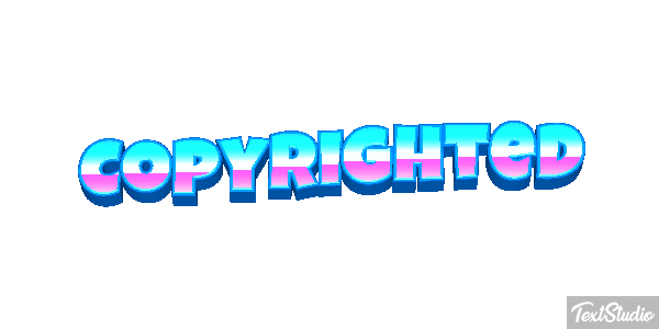 Copyrighted Metin efekti