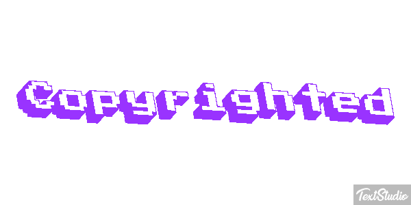 Copyrighted Metin efekti