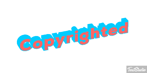 Copyrighted Metin efekti