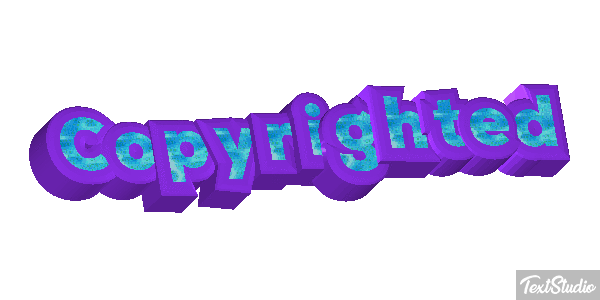 Copyrighted Metin efekti