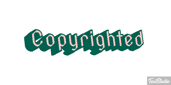 Copyrighted Metin efekti
