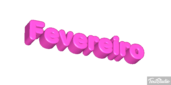 Fevereiro Text effect