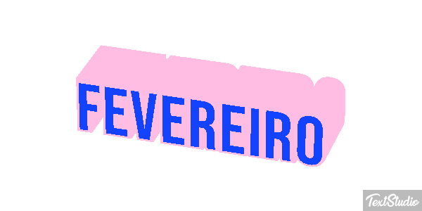 Fevereiro Text effect