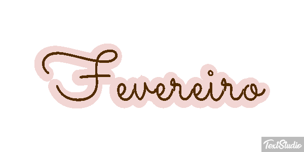 Fevereiro Text effect