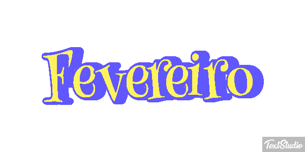 Fevereiro Text effect
