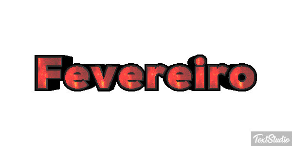 Fevereiro Text effect