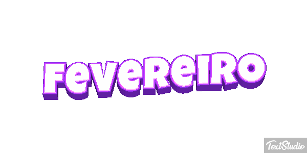 Fevereiro Text effect