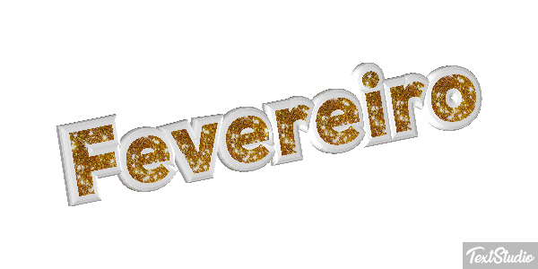 Fevereiro Text effect