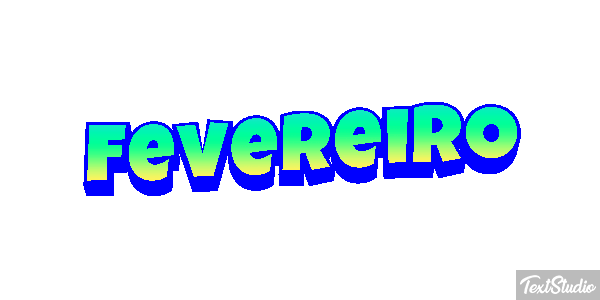 Fevereiro Text effect
