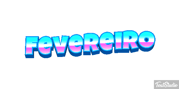 Fevereiro Text effect