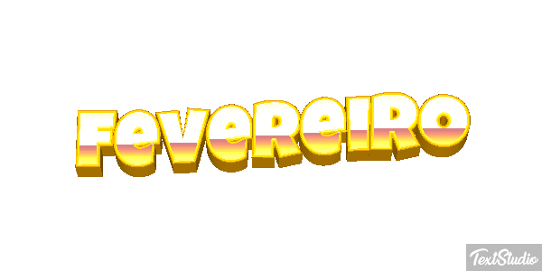 Fevereiro Text effect