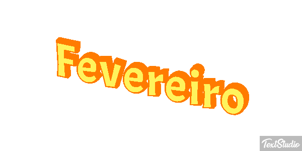 Fevereiro Text effect
