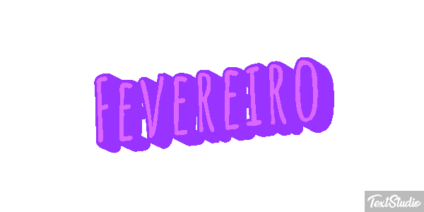 Fevereiro Text effect