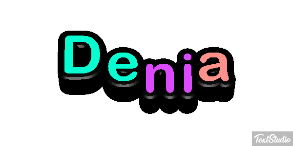 Denia Efekt tekstowy