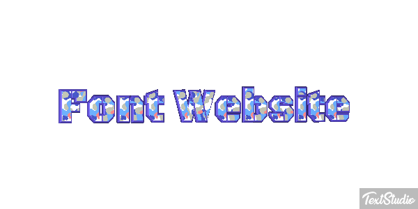 Font Website Text effect
