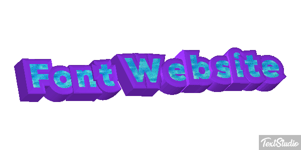 Font Website Text effect