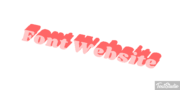 Font Website Text effect