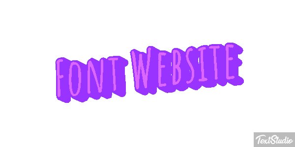 Font Website Text effect