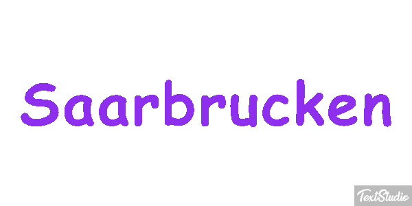 Saarbrücken Effetto testo