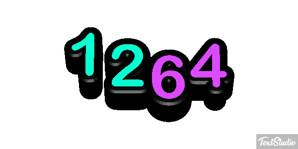1264 Text effect