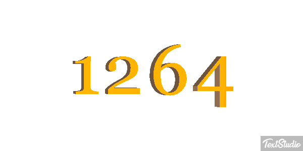 1264 Text effect