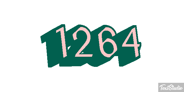 1264 Text effect