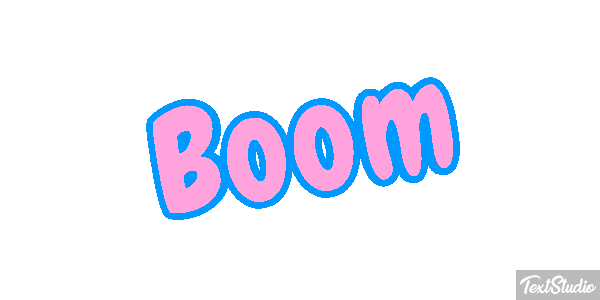 Boom Text effect