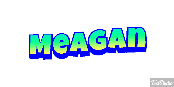 Meagan Text effect