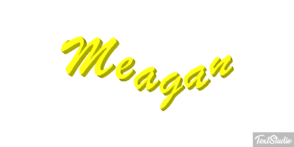 Meagan Text effect