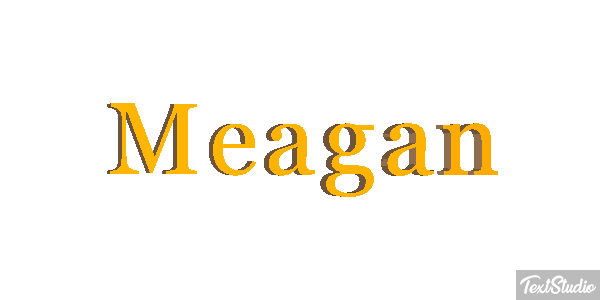 Meagan Text effect