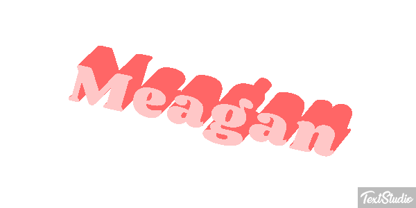 Meagan Text effect