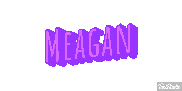 Meagan Text effect