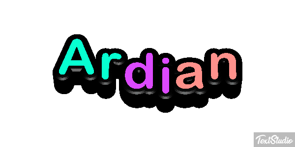 Ardian Text effect