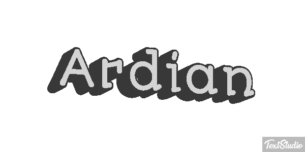 Ardian Text effect