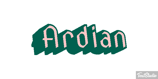 Ardian Text effect