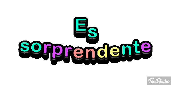 Es sorprendente Efecto de texto