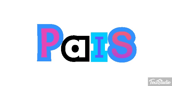País Tekst effect