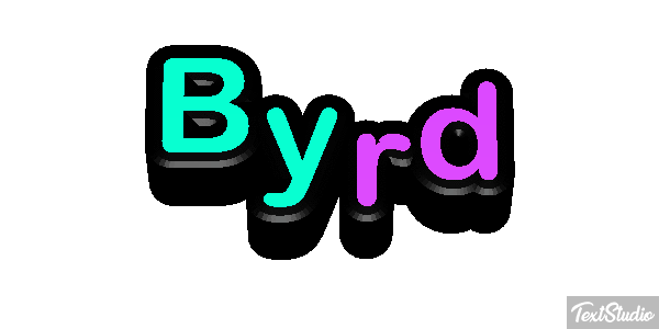 Byrd Text effect