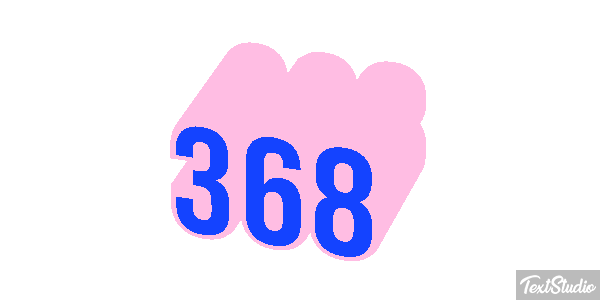 368 Tekst effect